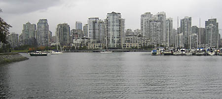 False Creek in Vancouver, from near Granville Island (which is not an island)