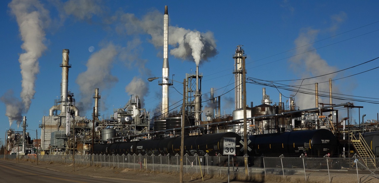 Sinclair refinery in Sinclair, Wyoming
