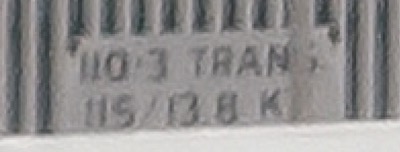 Transformer voltage plate