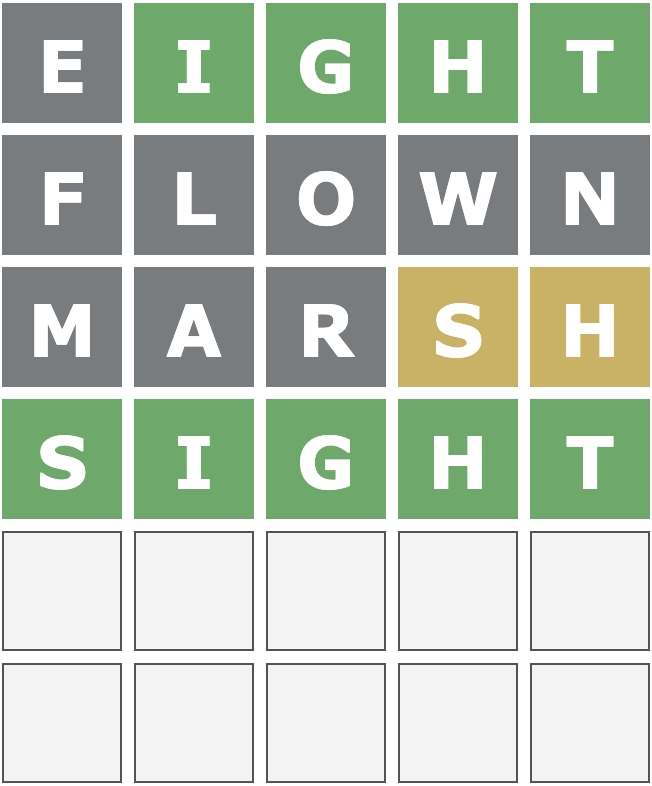 EIGHT FLOWN MARSH SIGHT
