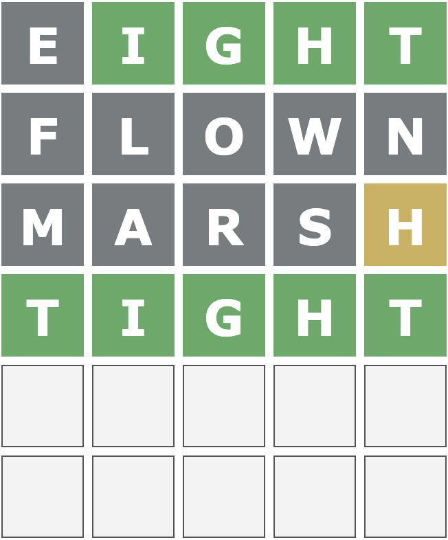 EIGHT FLOWN MARSH TIGHT