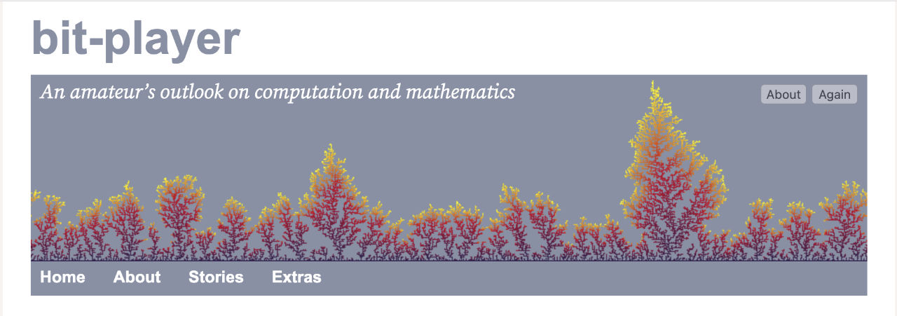 The latest version of bit-player, unveiled in the summer of 2025.